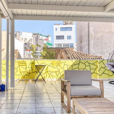 Chic Rooftop Studio W/ Terrace - Near Acropolis Ateny Zewnętrze zdjęcie