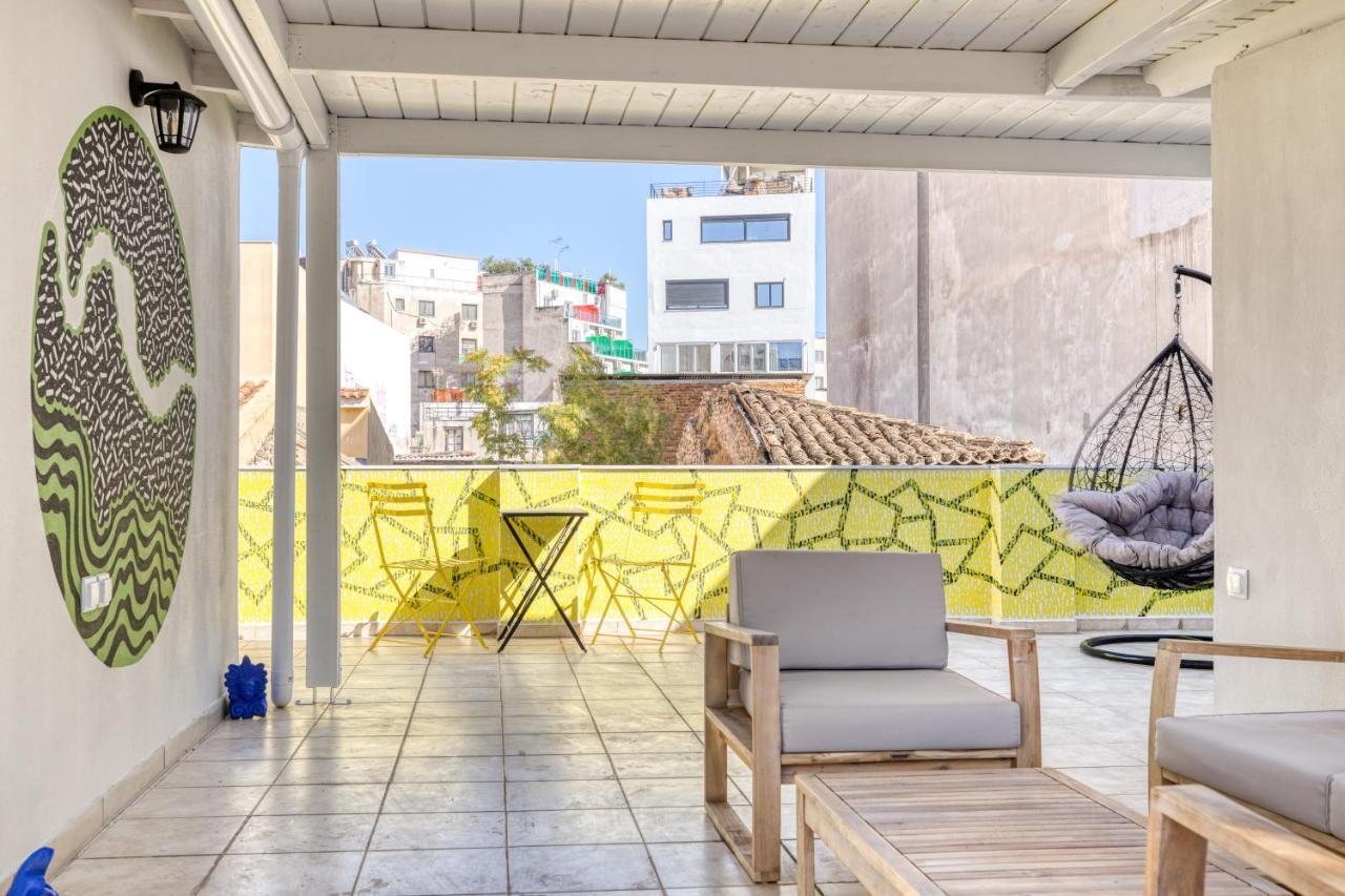 Chic Rooftop Studio W/ Terrace - Near Acropolis Ateny Zewnętrze zdjęcie