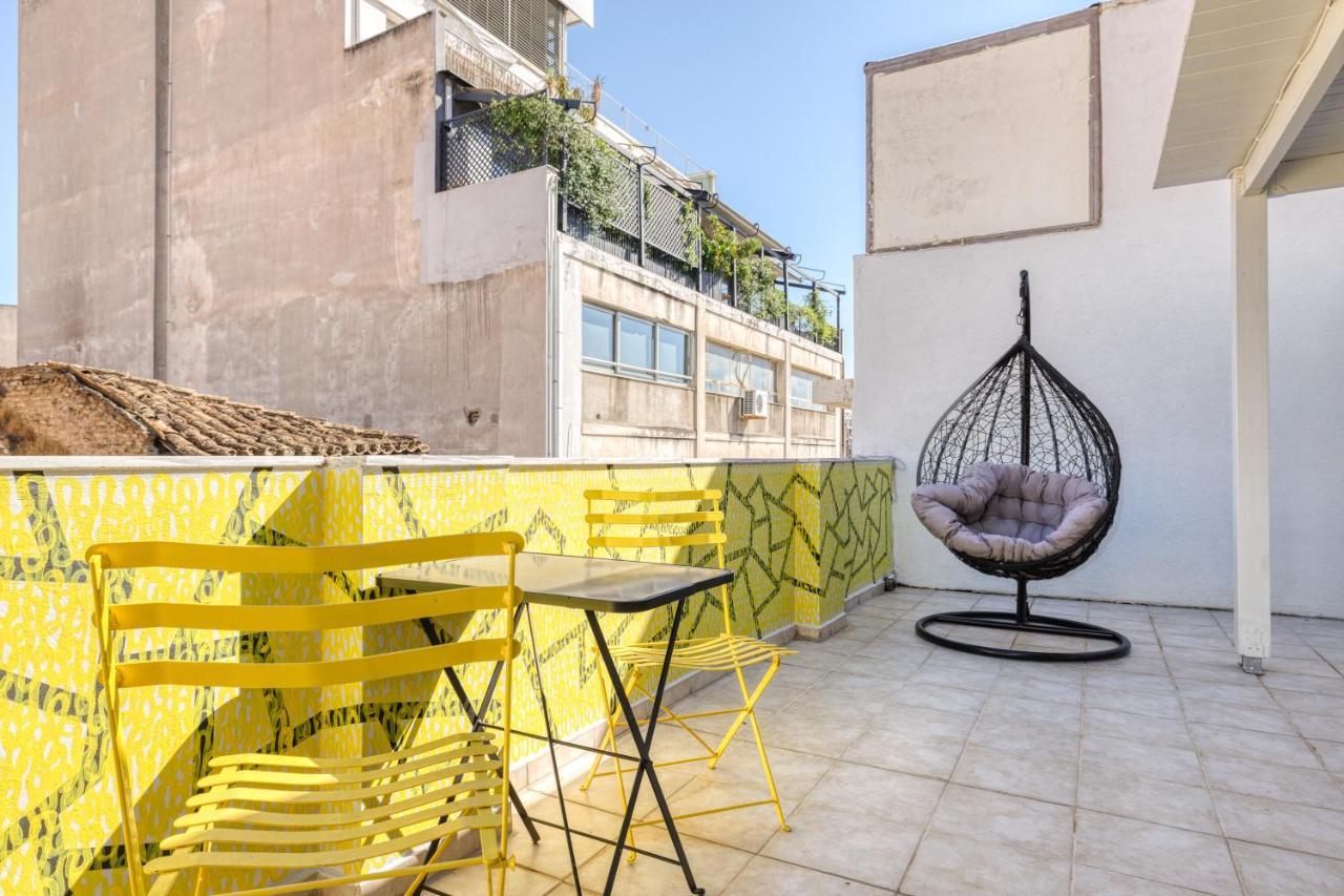 Chic Rooftop Studio W/ Terrace - Near Acropolis Ateny Zewnętrze zdjęcie